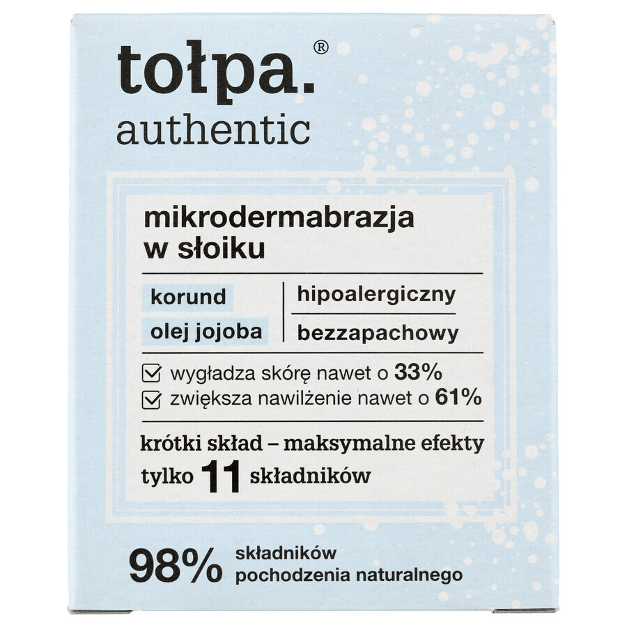 Tolpa Authentic, microdermabrasion in a jar, 65 g