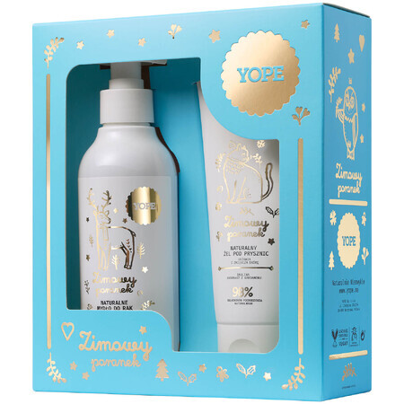 Yope Winter Morning set, săpun, 300 ml + gel de duș, 200 ml