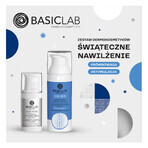 BasicLab Christmas Hydration Set, crème pour les yeux 15 ml + crème pour le visage 50 ml