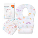 BabyOno, disposable bib, from 6 months, 10 pcs