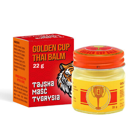 Golden Cup Balm, unguent Thai Tiger, 22 g