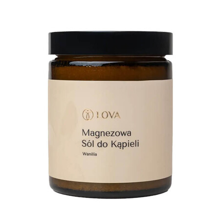 Lova Magnesium badzout, vanille, 180 g