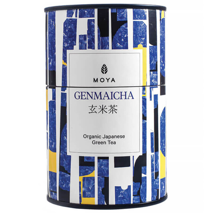 Moya Genmaicha, thé vert japonais biologique, 60 g