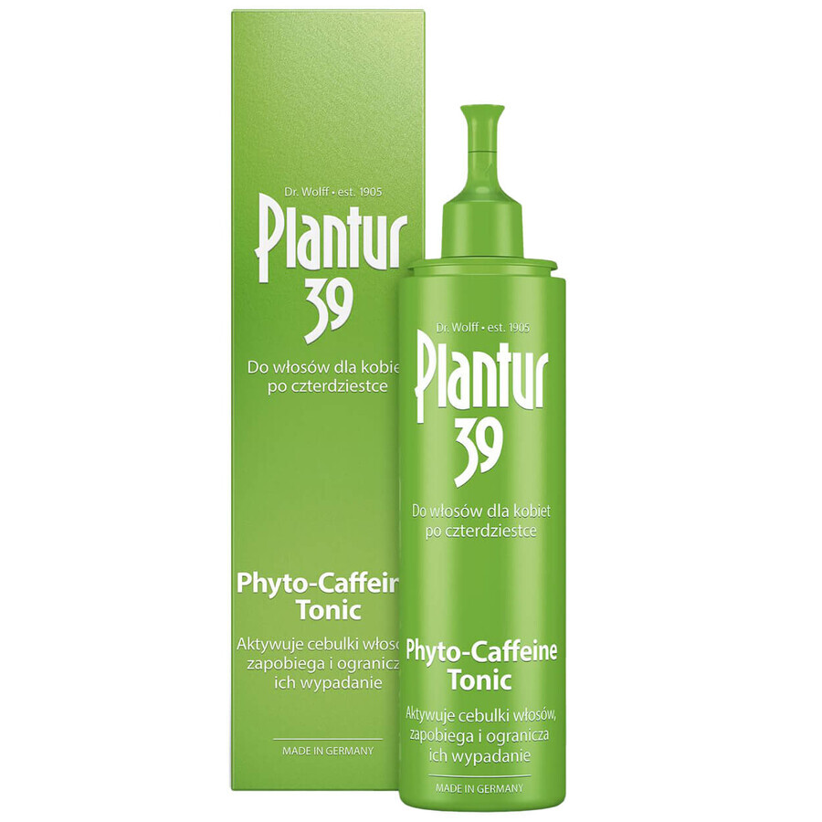 Plantur 39 Phyto-Caffeine, tonic de stimulare a creșterii părului, 200 ml