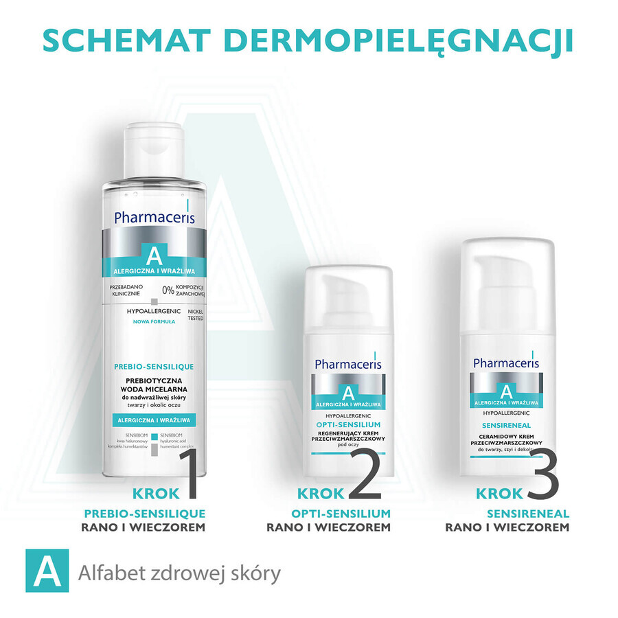 Pharmaceris A Opti-Sensilium, cremă regenerantă antirid pentru ochi, 15 ml