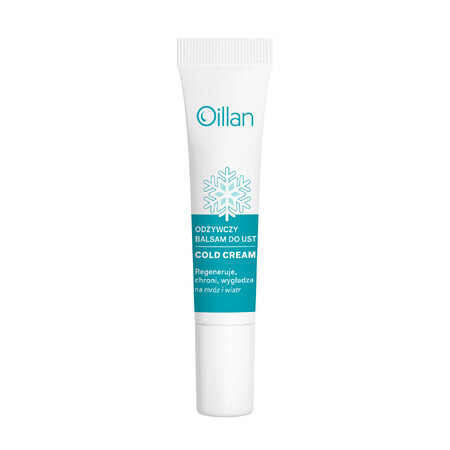 Oillan Cold Cream, balsam nutritiv pentru buze, 15 ml