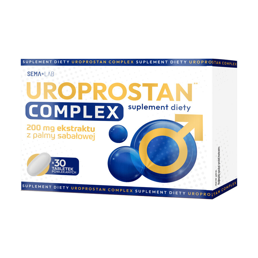 Sema Lab UroProstan Complex, 30 comprimate filmate