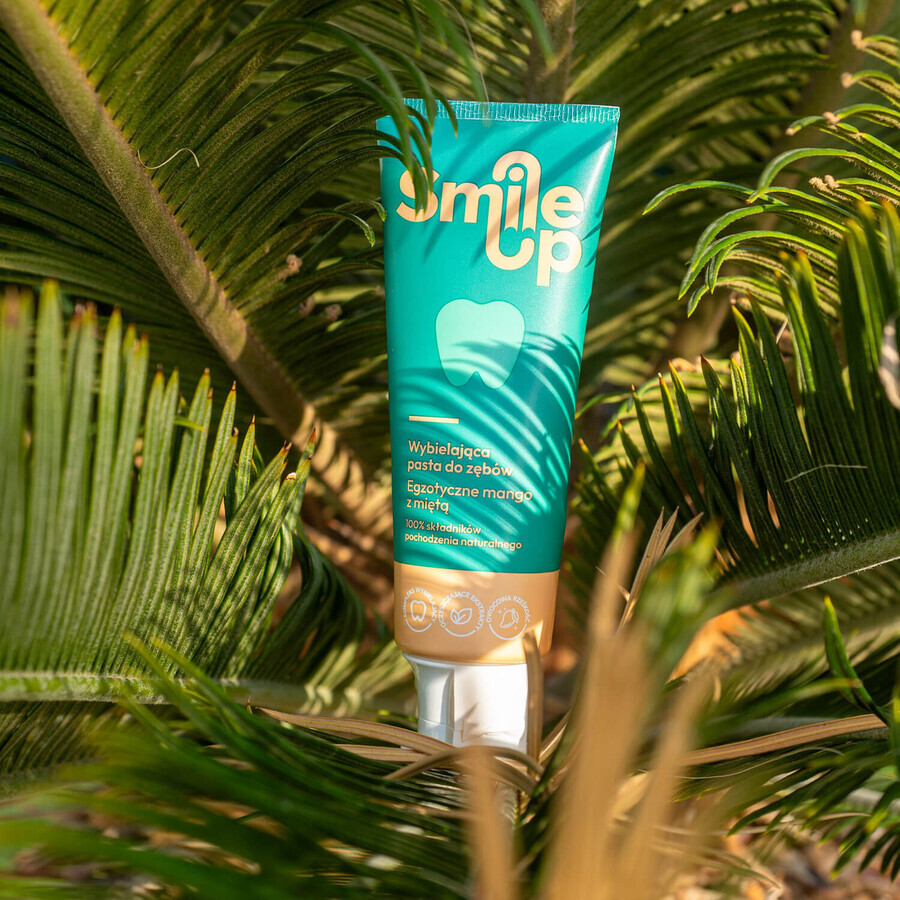 SmileUp, pastă de dinți albitoare, mango exotic cu mentă, 75 ml