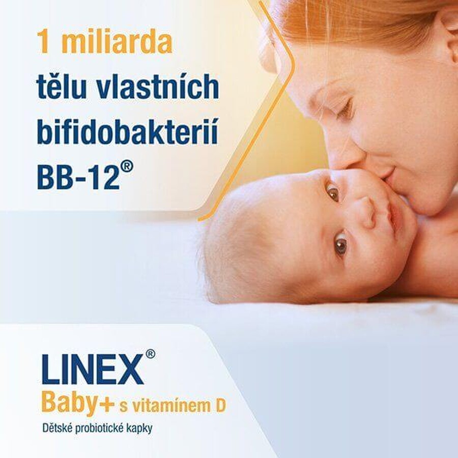 Linex Baby + cu vitamina D 8 ml