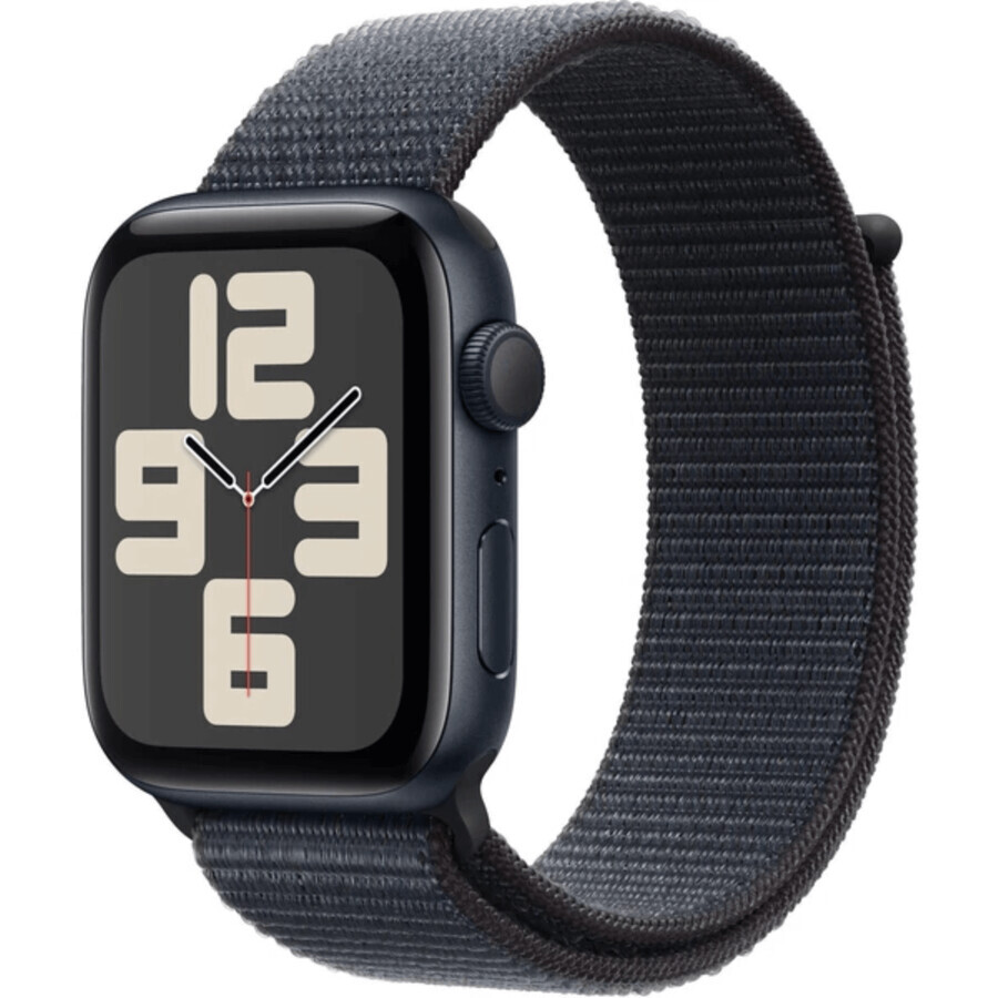 Apple Watch SE GPS 40mm carcasă din aluminiu Midnight cu buclă sport Ink