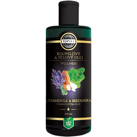 Topvet Ulei de baie și corp lavanda și balsam de lămâie 200 ml