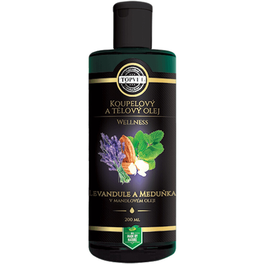 Topvet Ulei de baie și corp lavanda și balsam de lămâie 200 ml