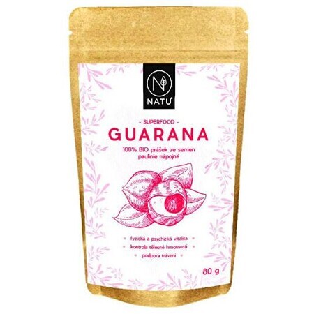 Natu Guarana pulbere organică 80 g