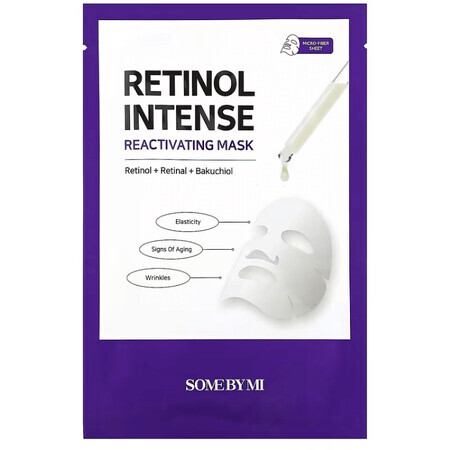 Unele de mi Retinol masca reactivare intensă, Retinol masca foaie