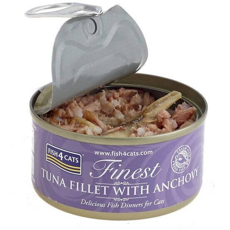 Fish4Cats Katzendosenfutter Finest Tuna mit Sardellen 70 g