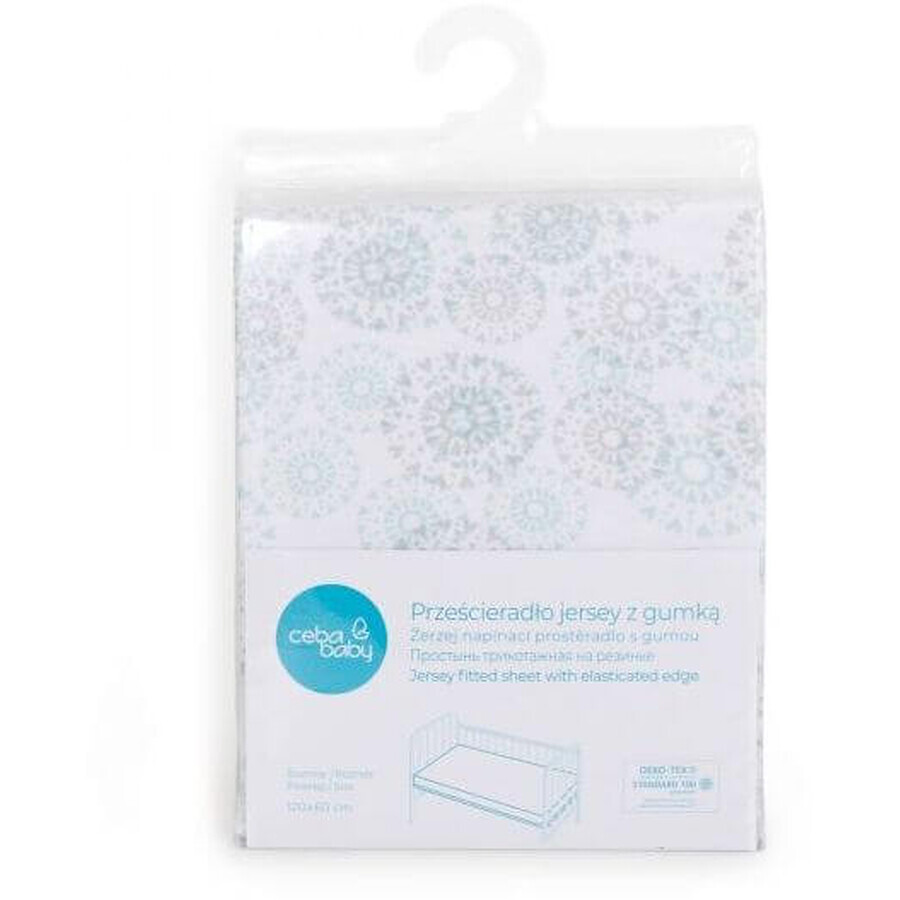 Ceba Baby Sheet Gaze extensible avec élastique Dandy 120 x 60 cm