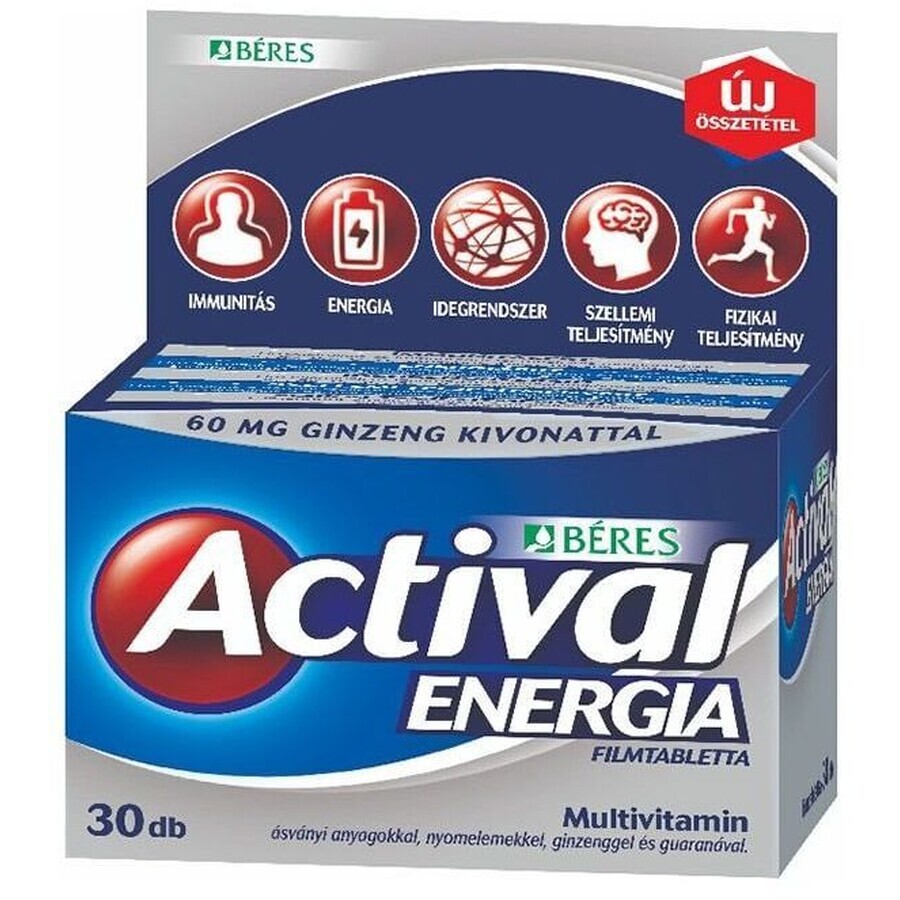 Béres Active Energy Ginseng + guarangin 30 capsule tari