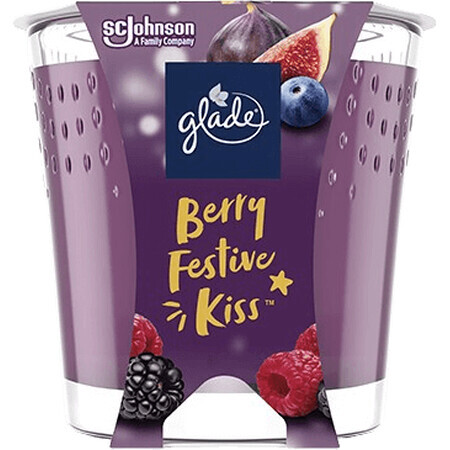 Glade Berry Festive Kiss, Lumânare parfumată 112 g