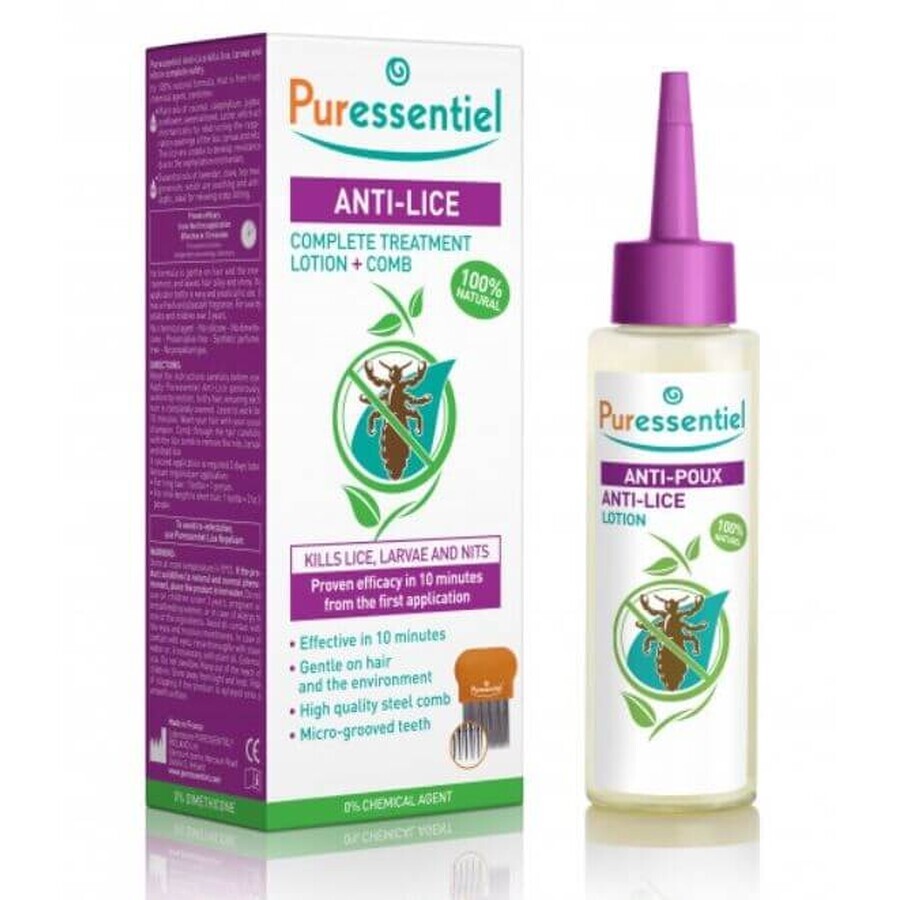 Puressentiel Solution anti-poux + peigne