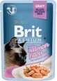 File de pisică Brit Premium &#238;n sos pentru sterilizat 85 g