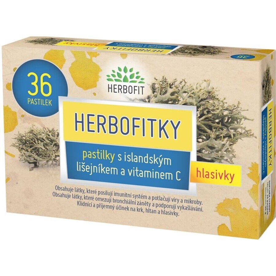 Galmed Herbofitky cu lichen islandez și vit.C 36 pastile