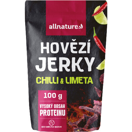 Allnature BEEF Chilli & Lime Jerky 100 g