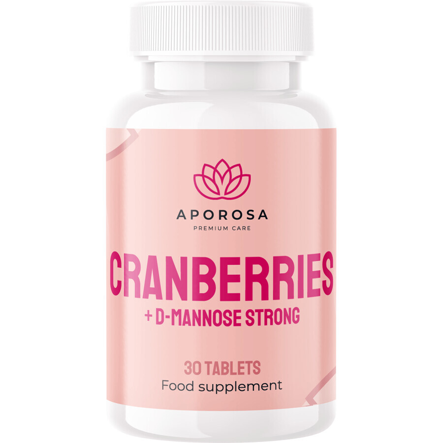 Aporosa Cranberry + D-mannose 30 comprimate + Aporosa Garlic 500 mg 90 comprimate