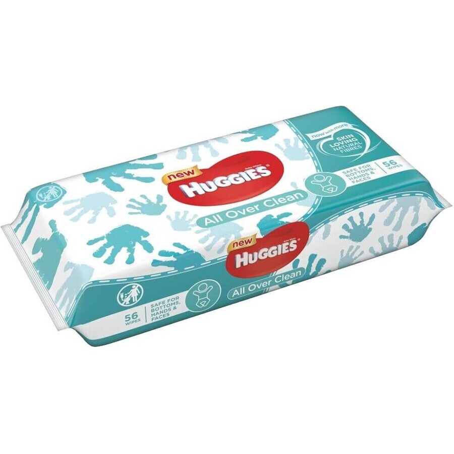 Huggies ® Șervețele umede unice pentru curățare generală 56 buc