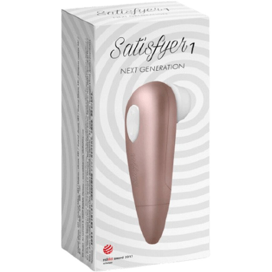 Stimolatore Satisfyer Numero 1 di nuova generazione bianco e rosa