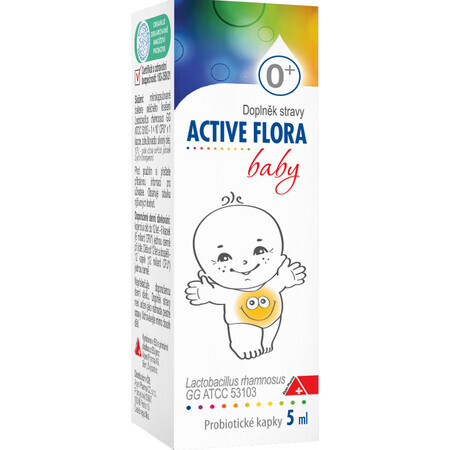 Picături orale Active Flora pentru copii, 5 ml