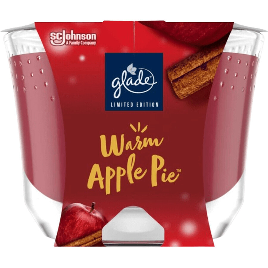 Glade Warm Apple Pie, Lumânare parfumată 112 g