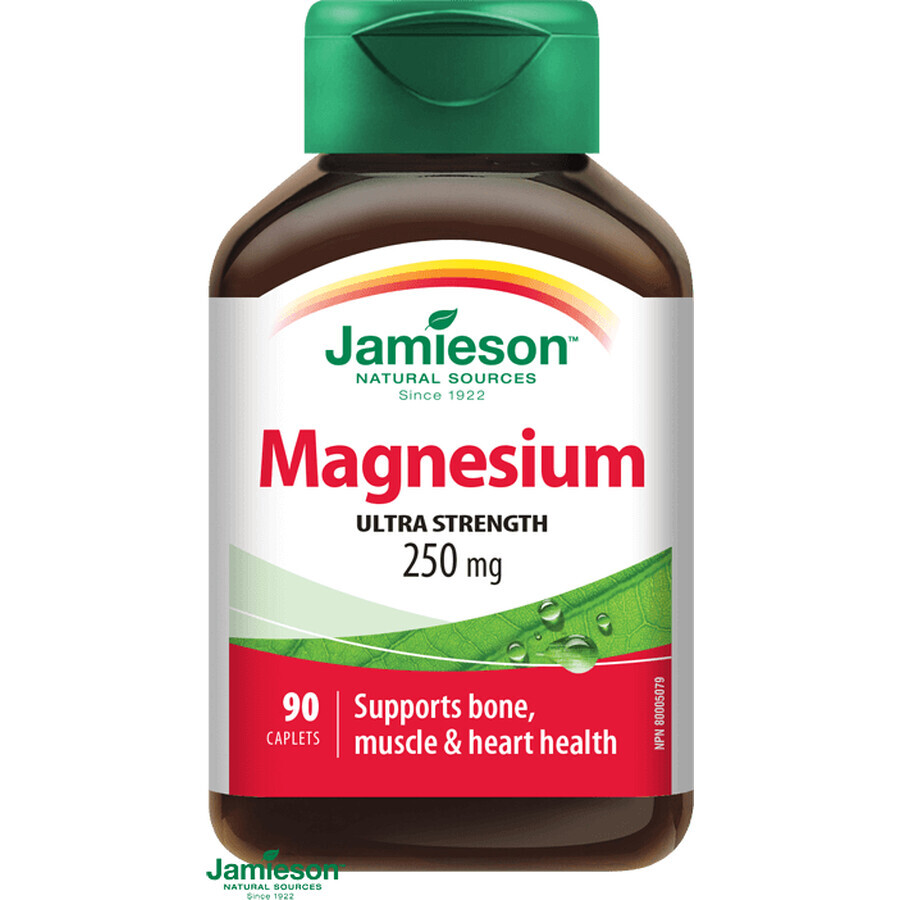 Jamieson Magneziu 250 mg 90 comprimate