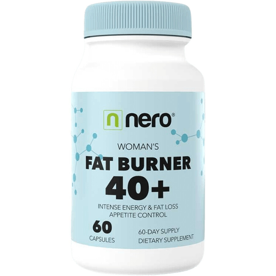 Nero FAT BURNER, arzător eficient de grăsimi pentru femei 40+ 60 capsule