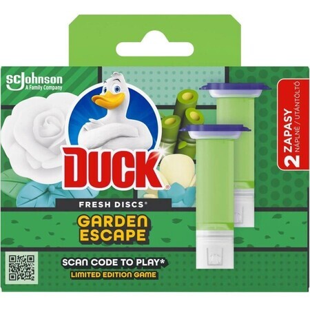 Duck Fresh Dischi di ricarica per WC Garden Escape 2 x 36 ml