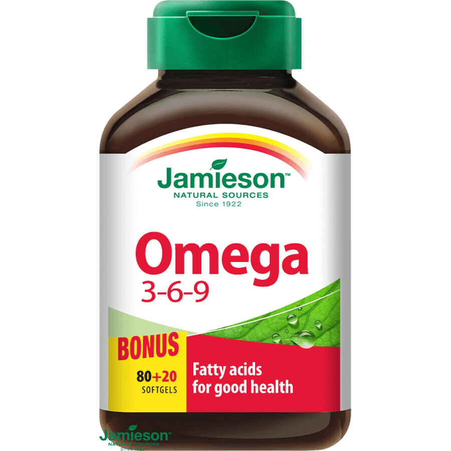 Jamieson Omega 3-6-9 100 capsule