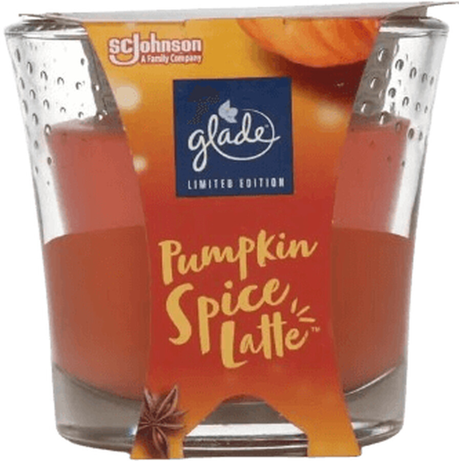 Glade Pumpkin Spice Latte, Lumânare parfumată 112 g