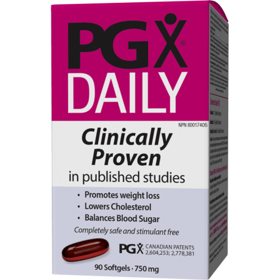 Webber Naturals PGX DAILY, pierdere în greutate sănătoasă - dovedit clinic 90 capsule