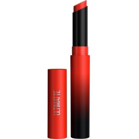 Maybelline New York NY Color Sensational Ultimatte Slim Gel Long Lasting Lipstick 299 More Scarlet 2 g