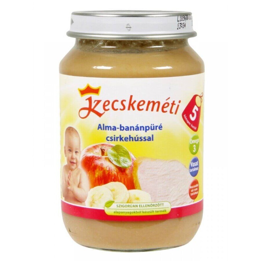 Kecskeméti Apple-banana puree from 5 months 190 g