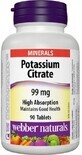 Webber Naturals Potasiu Forte 90tbl 99 comprimate