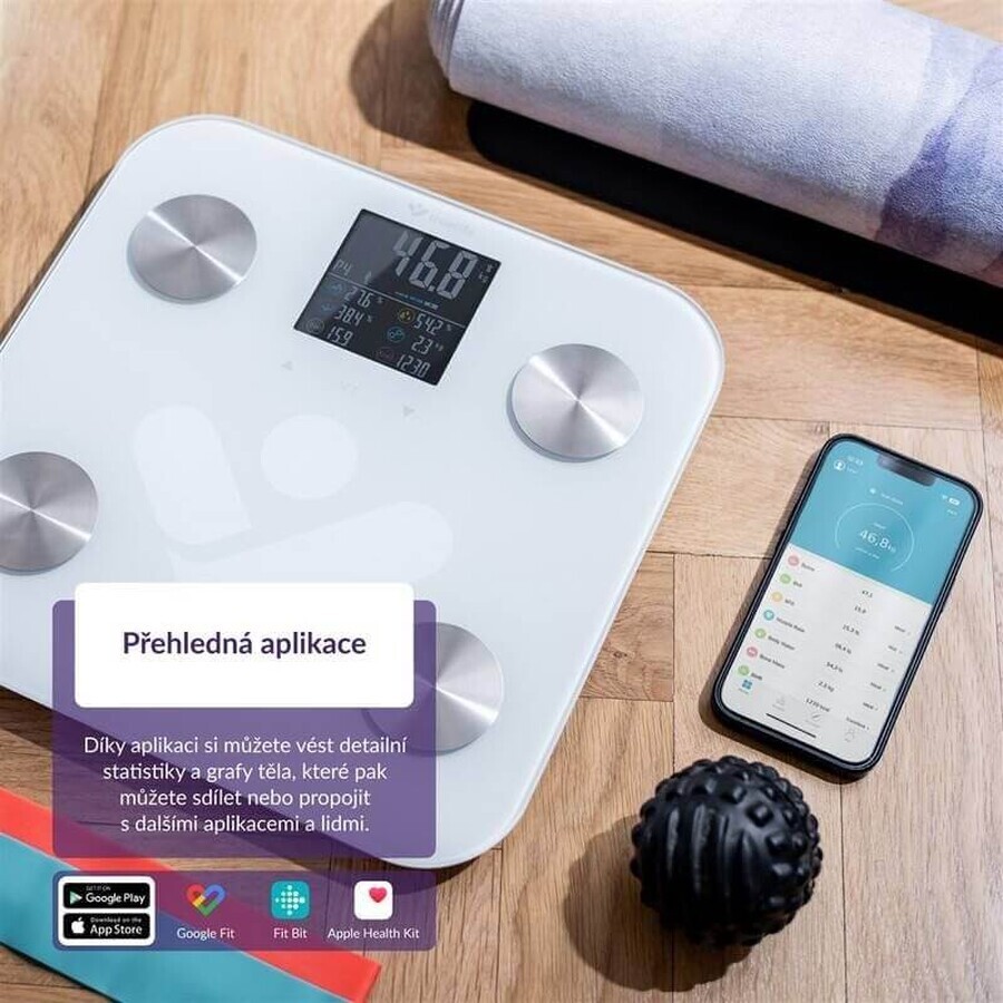 TrueLife FitScale W6 BT cântar personal Bluetooth