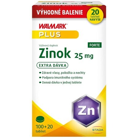 Walmark Zinc Forte 25 mg Promo 120 comprimate