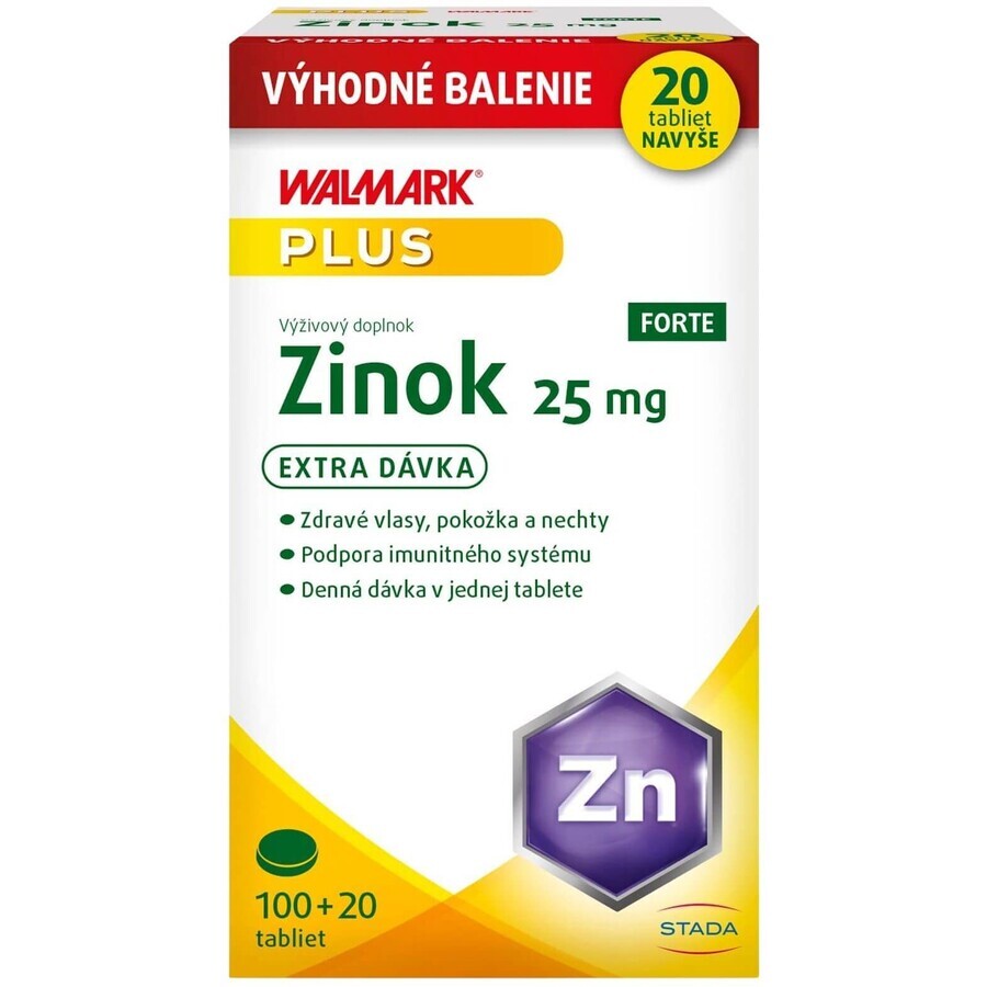 Walmark Zinc Forte 25 mg Promo 120 comprimate