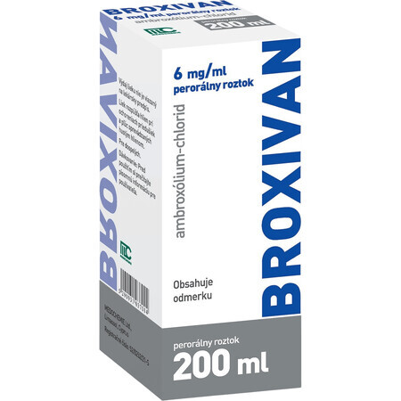 Broxivan 6 mg/ml soluție orală 200 ml