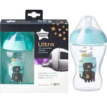 Biberon PP Ultra, 42420668, 2x260ml, Tommee Tippee