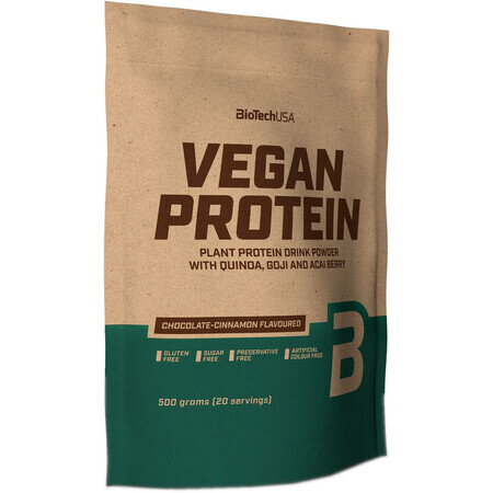 BiotechUSA Vegan Protein Vanilla Cake 500 g