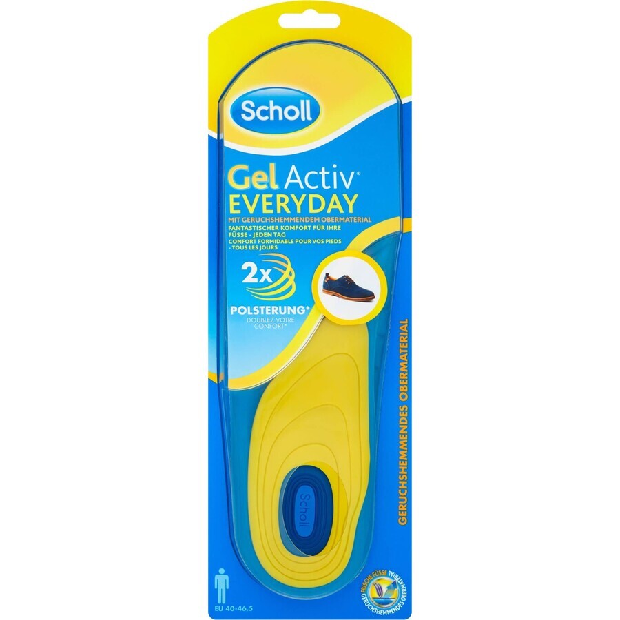 Scholl Gel Insoles Everyday - bărbați 1 pereche