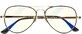 Glassa Ochelari de calculator PCG09 D1,5 negru/dorat