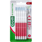 Gum Bi-direction Ultra Interdental brush with flexible mechanism 1.2 mm ISO3 6 pcs