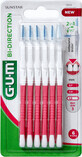 Gum Bi-direction Ultra Perie interdentară cu mecanism flexibil 1,2 mm ISO3 6 buc